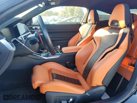 2023 BMW M4 Competition with VIN WBS33AZ09PCL12350, listed as a Copart auction lot 76828464 with 16,545 mi miles and Salvage Title. Bid and sale history available at carsss.com. Image 7.