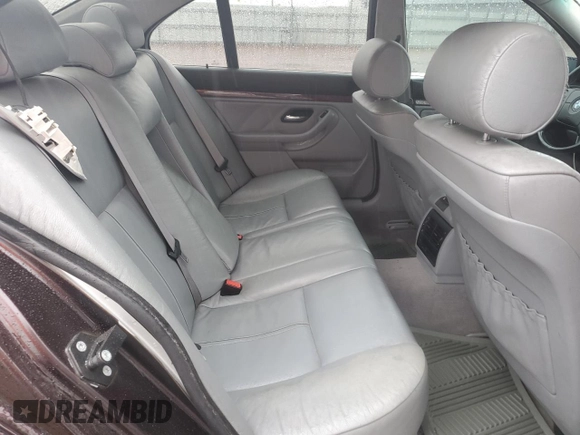2000 BMW 5 Series 528i z VIN WBADM6341YGU26450, wystawiony jako Copart lot #55831915 z przebiegiem 136 499 mil mil oraz Szkoda całkowita • Salvage title. Historia ofert i sprzedaży dostępna na DreamBid. Obrazek 10.