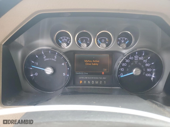 2014 Ford Super Duty F-350 DRW XLT with VIN 1FT8W3DT1EEB06393, listed as a Copart auction lot 43058935 with 544,502 mi miles and Salvage Title. Bid and sale history available at carsss.com. Image 9.