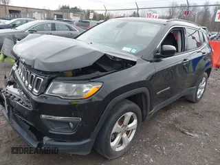 2018 Jeep Compass Altitude with VIN 3C4NJDBB2JT108035, listed as a IAAI auction lot 42013400 with 179,886 mi miles and . Bid and sale history available at carsss.com. Image 2.