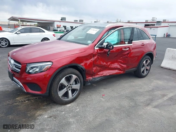 2018 Mercedes-Benz GLC with VIN WDC0G4JB9JV112913, listed as a IAAI auction lot 41783710 with 21,045 mi miles. Bid and sale history available at carsss.com. Image 2.