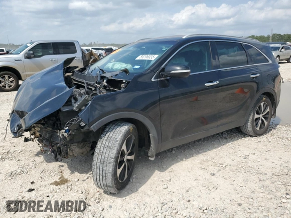 2017 Kia Sorento EX with VIN 5XYPH4A55HG202895, listed as a Copart auction lot 55296035 with 205,437 mi miles and Salvage title. Bid and sale history available at DreamBid. Image 1.