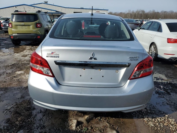 2019 Mitsubishi Mirage G4 ES with VIN ML32F3FJ1KHF08013, listed as a Copart auction lot 48702445 with 54,646 mi miles and Salvage Title. Bid and sale history available at carsss.com. Image 6.