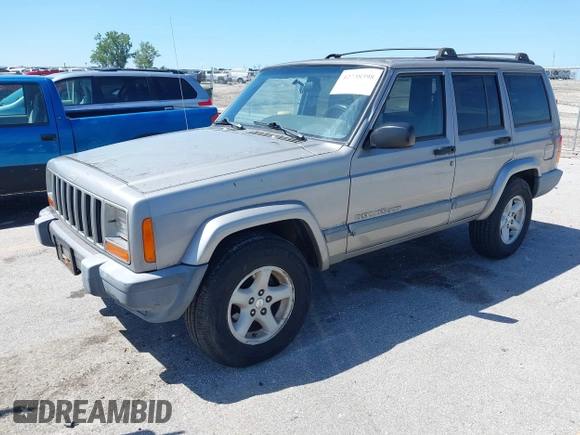 2001 Jeep Cherokee Sport with VIN 1J4FF48SX1L568532, listed as a IAAI auction lot 42738398 with 281,001 mi miles and . Bid and sale history available at DreamBid. Image 2.
