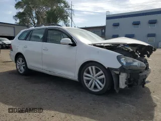 2012 Volkswagen Jetta TDI w/Sunroof with VIN 3VWPL7AJ3CM624072, listed as a Copart auction lot 60469855 with Not provided miles and Salvage title. Bid and sale history available at DreamBid. Image 4.