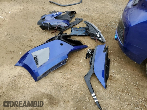 2019 Hyundai Ioniq Blue with VIN KMHC65LC4KU180704, listed as a Copart auction lot 46729075 with 102,336 mi miles and Salvage Title. Bid and sale history available at DreamBid. Image 14.