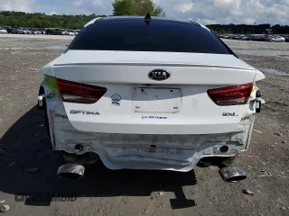 2018 Kia Optima SX with VIN 5XXGV4L20JG225751, listed as a Copart auction lot 55115305 with 114,768 mi miles and Salvage title. Bid and sale history available at DreamBid. Image 6.