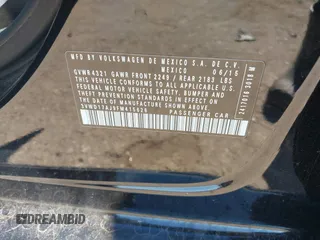 2015 Volkswagen Jetta SE z VIN 3VWD17AJ9FM415626, wystawiony jako IAAI lot #41309967 z przebiegiem 96 681 mil mil oraz . Historia ofert i sprzedaży dostępna na DreamBid. Obrazek 9.