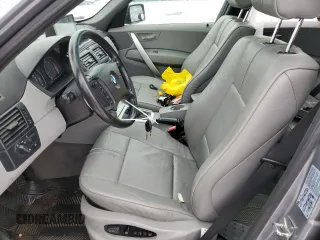 2005 BMW X3 3.0i with VIN WBXPA93455WD07737, listed as a Copart auction lot 47237785 with 258,638 mi miles and Clean Title. Bid and sale history available at carsss.com. Image 7.