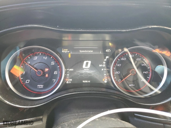 2016 Dodge Charger Road/Track with VIN 2C3CDXCT7GH222481, listed as a Copart auction lot 46252925 with 96,346 mi miles and Clean Title. Bid and sale history available at carsss.com. Image 9.