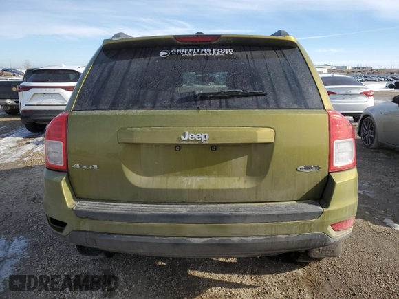 2012 Jeep Compass High Altitude with VIN 1C4NJDAB7CD554630, listed as a Copart auction lot 49915565 with 266,206 mi miles and Salvage Title. Bid and sale history available at carsss.com. Image 6.