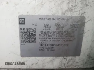 2023 Chevrolet Bolt EV 2LT z VIN 1G1FX6S05P4161512, wystawiony jako Copart lot #51911805 z przebiegiem 37 885 mil mil oraz Nie do naprawy. Historia ofert i sprzedaży dostępna na DreamBid. Obrazek 12.