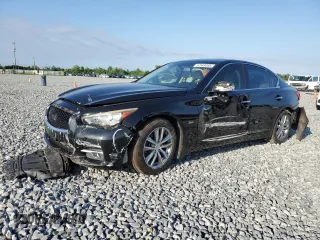 2017 Infiniti Q50 Premium z VIN JN1EV7AP1HM732916, wystawiony jako Copart lot #57549395 z przebiegiem 86 913 mil mil oraz Szkody całkowita. Historia ofert i sprzedaży dostępna na DreamBid. Obrazek 1.