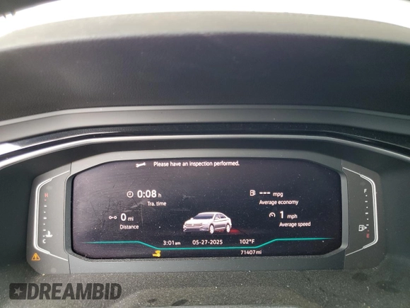 2019 Volkswagen Jetta SEL z VIN 3VWE57BU2KM035894, wystawiony jako Copart lot #58504235 z przebiegiem 71 407 mil mil oraz Szkoda całkowita • Salvage title. Historia ofert i sprzedaży dostępna na DreamBid. Obrazek 9.