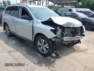 2019 Nissan Pathfinder S with VIN 5N1DR2MM8KC622567, listed as a IAAI auction lot 42404897 with 87,955 mi miles and . Bid and sale history available at DreamBid. Image 6.