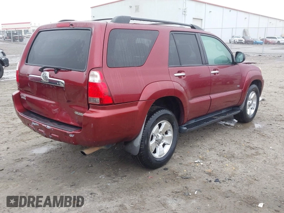 2008 Toyota 4Runner SR5 with VIN JTEZU14R78K004536, listed as a IAAI auction lot 41542110 with 219,297 mi miles. Bid and sale history available at carsss.com. Image 4.