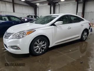 2013 Hyundai Azera with VIN KMHFG4JG7DA229084, listed as a Copart auction lot 62580265 with 114,505 mi miles and Salvage title. Bid and sale history available at DreamBid. Image 1.