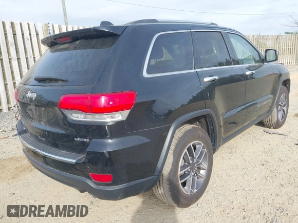 2019 Jeep Grand Cherokee Limited with VIN 1C4RJFBG6KC545512, listed as a IAAI auction lot 42028201 with 59,185 mi miles. Bid and sale history available at carsss.com. Image 4.