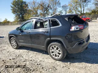 2018 Jeep Cherokee Latitude Plus with VIN 1C4PJLLXXJD557028, listed as a Copart auction lot 76671214 with 105,459 mi miles and Salvage Title. Bid and sale history available at carsss.com. Image 2.