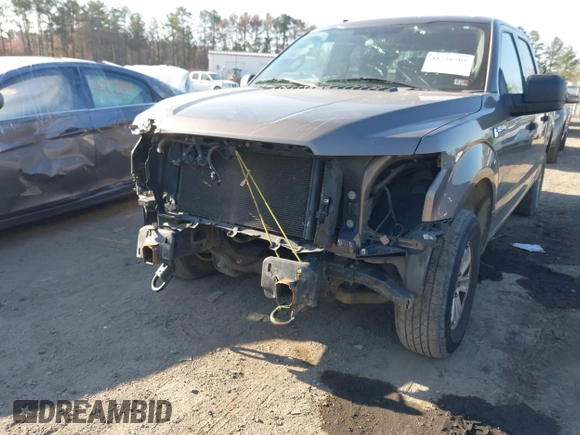 2018 Ford F-150 XL with VIN 1FTEW1E50JFC64090, listed as a IAAI auction lot 41738505 with 185,618 mi miles. Bid and sale history available at carsss.com. Image 6.