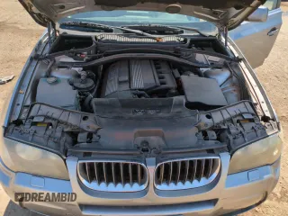 2006 BMW X3 3.0i with VIN WBXPA93466WG80206, listed as a Copart auction lot 52180515 with 120,626 mi miles and Salvage Title. Bid and sale history available at DreamBid. Image 12.