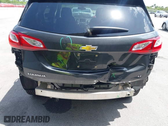 2019 Chevrolet Equinox LT with VIN 2GNAXKEV3K6197523, listed as a IAAI auction lot 42392477 with 63,218 mi miles and . Bid and sale history available at DreamBid. Image 6.