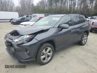 2020 Toyota RAV4 Hybrid Limited with VIN JTMDWRFV4LD545591, listed as a Copart auction lot 47550325 with 117,465 mi miles and Salvage Title. Bid and sale history available at carsss.com. Image 1.