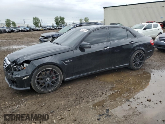 2011 Mercedes-Benz E 63 AMG with VIN WDDHF7HB8BA432130, listed as a Copart auction lot 61106204 with 165,952 mi miles and Salvage title. Bid and sale history available at DreamBid. Image 1.