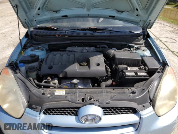 2010 Hyundai Accent GS с VIN KMHCM3AC4AU152803, выставлен на аукционе Copart как лот 57549265 с пробегом 131 396 миль миль и Списание • Salvage title. История ставок и продаж доступна на DreamBid. Изображение 11.