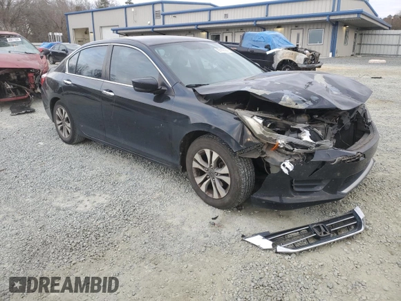 2014 Honda Accord LX with VIN 1HGCR2F38EA302400, listed as a Copart auction lot 85109084 with 222,969 mi miles and Salvage Title. Bid and sale history available at carsss.com. Image 4.