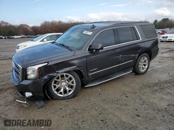 2016 GMC Yukon SLT with VIN 1GKS1BKC0GR375180, listed as a Copart auction lot 85095274 with 151,270 mi miles and Salvage Title. Bid and sale history available at carsss.com. Image 1.