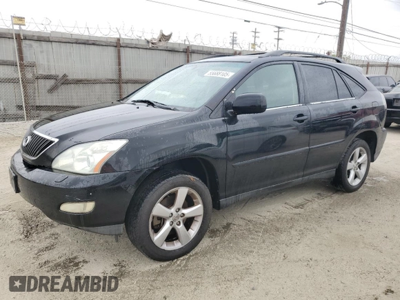2004 Lexus RX 330 with VIN JTJHA31U040022571, listed as a Copart auction lot 55688105 with 225,733 mi miles and Clean Title. Bid and sale history available at carsss.com. Image 1.