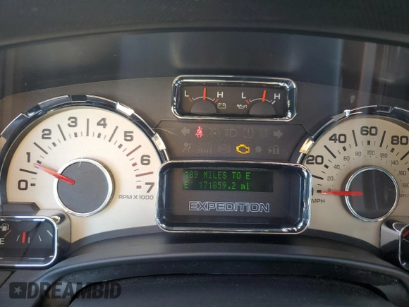 2008 Ford Expedition Max Limited with VIN 1FMFK20518LA67286, listed as a Copart auction lot 62764385 with 171,859 mi miles and Salvage title. Bid and sale history available at DreamBid. Image 9.