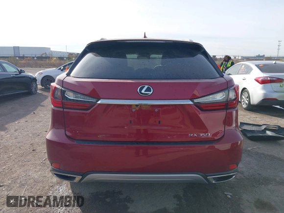 2022 Lexus RX with VIN 2T2HZMAA3NC222600, listed as a IAAI auction lot 41087504 with 32,216 mi miles. Bid and sale history available at carsss.com. Image 16.