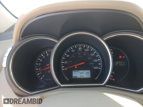 2013 Nissan Murano SL with VIN JN8AZ1MW9DW314011, listed as a Copart auction lot 71598644 with 127,370 mi miles and Salvage Title. Bid and sale history available at carsss.com. Image 9.