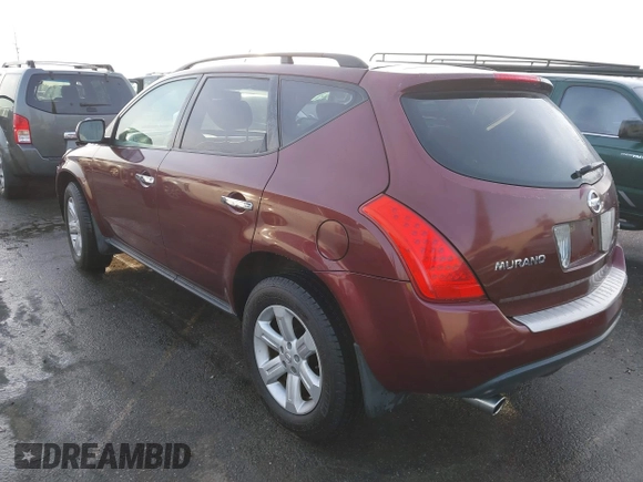 2007 Nissan Murano S with VIN JN8AZ08W47W612443, listed as a IAAI auction lot 41462615 with 160,485 mi miles and . Bid and sale history available at DreamBid. Image 3.