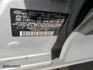 2018 Hyundai Elantra Value Edition with VIN KMHD84LF7JU461011, listed as a Copart auction lot 89220915 with 54,354 mi miles and Salvage Title. Bid and sale history available at carsss.com. Image 12.