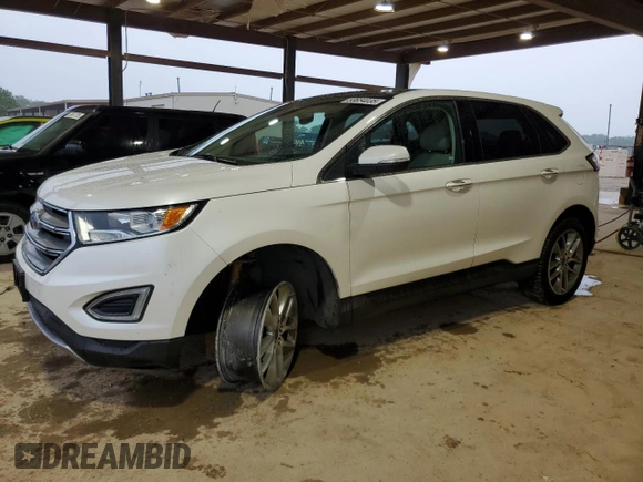 2015 Ford Edge Titanium z VIN 2FMTK4K80FBB73022, wystawiony jako Copart lot #53654035 z przebiegiem 155 848 mil mil oraz Szkoda całkowita • Salvage title. Historia ofert i sprzedaży dostępna na DreamBid. Obrazek 1.