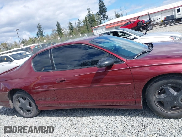 2001 Chevrolet Monte Carlo SS with VIN 2G1WX15K819340583, listed as a IAAI auction lot 42079082 with 123,213 mi miles. Bid and sale history available at carsss.com. Image 14.