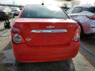 2015 Chevrolet Sonic LT with VIN 1G1JC5SH8F4162447, listed as a Copart auction lot 82182954 with 114,956 mi miles and Salvage Title. Bid and sale history available at DreamBid. Image 6.