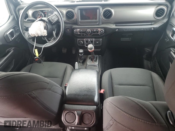 2018 Jeep Wrangler Unlimited Sport с VIN 1C4HJXDG1JW151623, выставлен на аукционе Copart как лот 53703055 с пробегом 54 186 миль миль и Списание • Salvage title. История ставок и продаж доступна на DreamBid. Изображение 8.