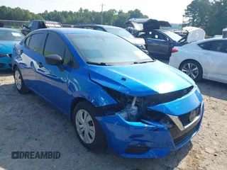 2021 Nissan Versa S with VIN 3N1CN8DVXML853360, listed as a IAAI auction lot 42540696 with 97,760 mi miles and . Bid and sale history available at DreamBid. Image 1.