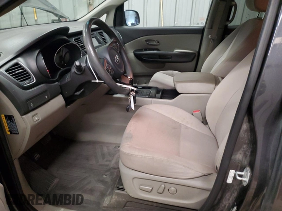 2017 Kia Sedona LX with VIN KNDMB5C17H6236067, listed as a Copart auction lot 52920885 with 131,299 mi miles and Salvage Title. Bid and sale history available at carsss.com. Image 7.