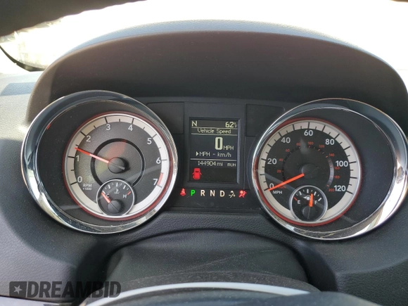 2011 Dodge Grand Caravan Crew with VIN 2D4RN5DG4BR699707, listed as a Copart auction lot 52055425 with 144,904 mi miles and Salvage Title. Bid and sale history available at DreamBid. Image 9.