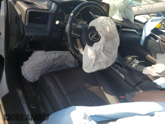 2018 Lexus RX 350L Premium с VIN JTJGZKCA3J2001747, выставлен на аукционе Copart как лот 82453734 с пробегом 54 635 миль миль и Списание • Salvage title. История ставок и продаж доступна на DreamBid. Изображение 8.