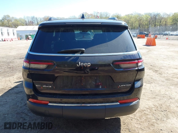 2022 Jeep Grand Cherokee Limited z VIN 1C4RJKBGXN8624536, wystawiony jako IAAI lot #41995179 z przebiegiem 34 830 mil mil oraz . Historia ofert i sprzedaży dostępna na DreamBid. Obrazek 15.