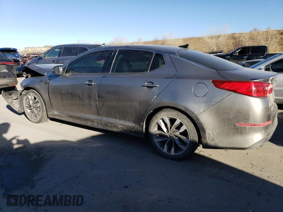 2014 Kia Optima SXL Turbo with VIN 5XXGR4A68EG264815, listed as a Copart auction lot 46736575 with 109,641 mi miles and Salvage Title. Bid and sale history available at DreamBid. Image 2.