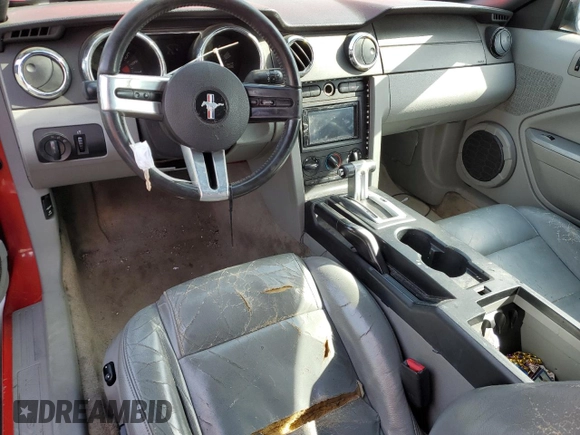 2006 Ford Mustang Standard with VIN 1ZVFT84N465151325, listed as a Copart auction lot 50571645 with Not Provided miles and Clean Title. Bid and sale history available at carsss.com. Image 8.