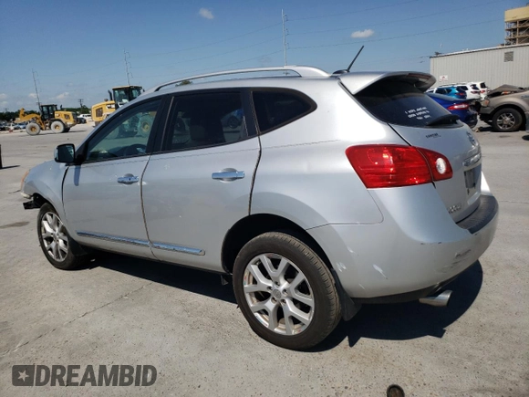 2011 Nissan Rogue SV with VIN JN8AS5MT1BW182795, listed as a Copart auction lot 53326545 with 0 mi miles and Salvage Title. Bid and sale history available at carsss.com. Image 2.