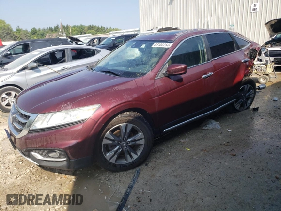 2014 Honda Crosstour EX-L with VIN 5J6TF2H50EL003066, listed as a Copart auction lot 68104764 with 163,184 mi miles and Salvage Title. Bid and sale history available at carsss.com. Image 1.